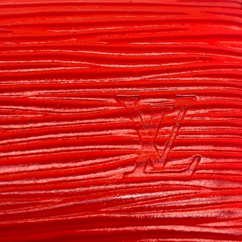 LOUIS VUITTON red leather key holder wallet - Picture 2 of 16